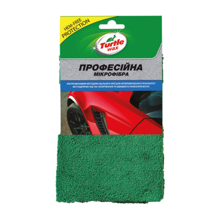 Профессиональная микрофибра для полировки кузова 400х400 Turtle Wax