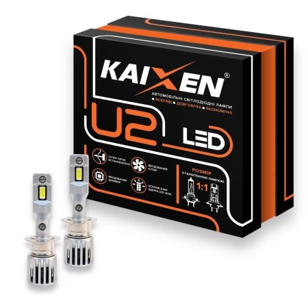 Led лампи Kaixen U2 H1 6000K 30W