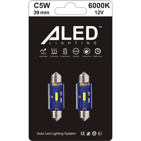 Светодиодные LED лампы Aled C5W Festoon 39 мм (2 шт.)