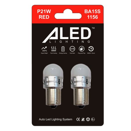 Світлодіодні Led лампи Aled P21W / 1156 Red (2 шт.)