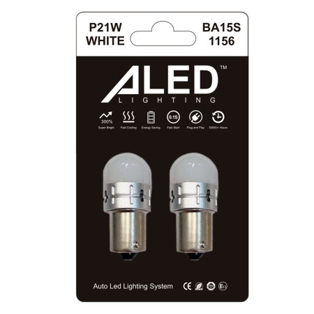 Світлодіодні Led лампи Aled P21W / 1156 White (2 шт.)