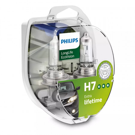 Галогенні лампи Philips LongLife EcoVision H7 12972LLECOS2