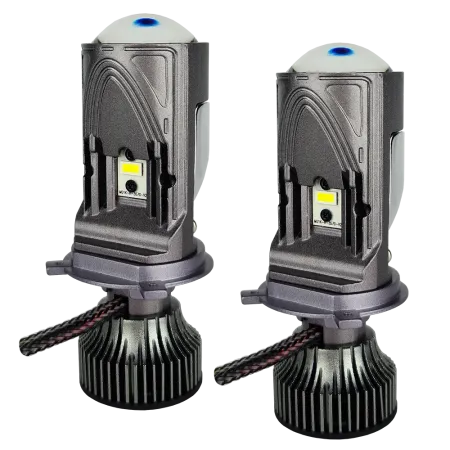 LED лампи автомобільні з лінзою DriveX LE-01 H4 H/L 6000K 31W/41W