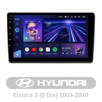 Штатна магнітола Teyes CC3 4+64 Gb Hyundai Elantra 3(0 Din)2003-2010 9"