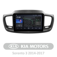 Штатна магнітола AMS T1010 6+128 Gb Kia Sorento 3 2014-2017 (A) 10"