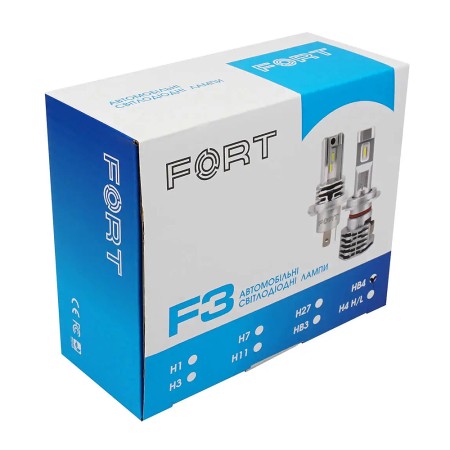 LED лампа FORT F3 HB4 (9006) CSP