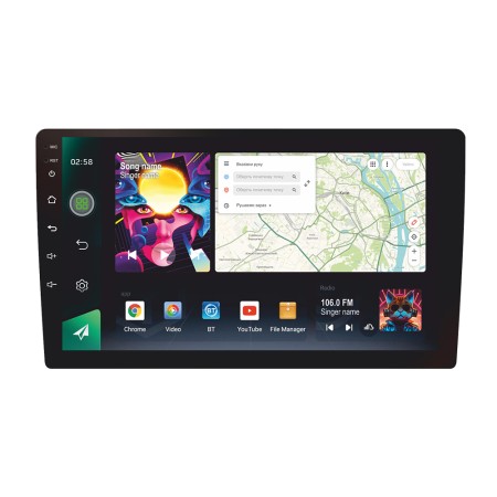 Автомобільна мультимедійна система SIGMA PRO 108128 ANDROID 12 8+128 Gb 4G DSP (10") 2k